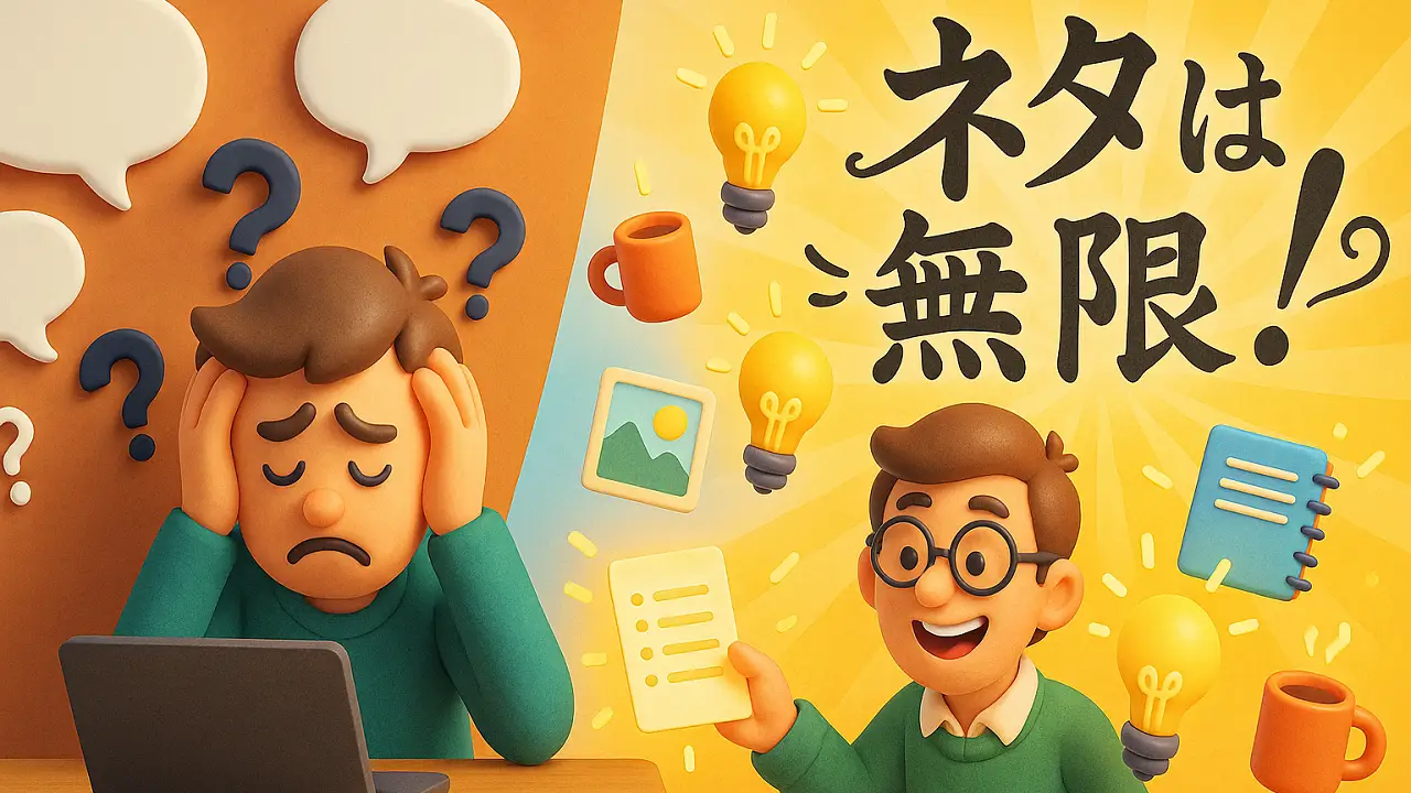 「何を書けばいいの？」が一瞬で解決した体験